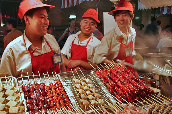 Snackbar in der Pekinger Innenstadt