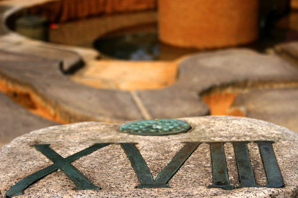 Aufnahme an der 18 Uhr Marke | Aufgenommen um 18 Uhr abends